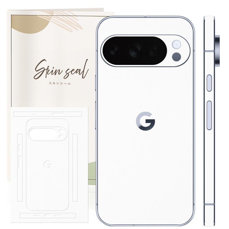 Google Pixel スキンシール ビビットカラー 無地 シンプル 背面 側面