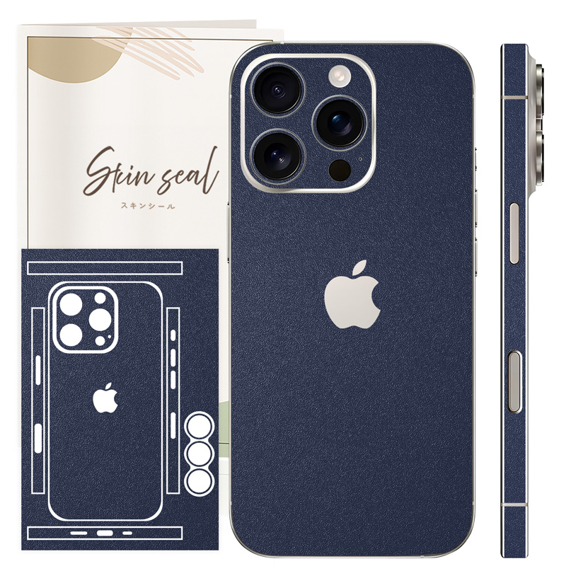 iPhone スキンシール ビビットカラー 無地 シンプル 背面 側面 セット 