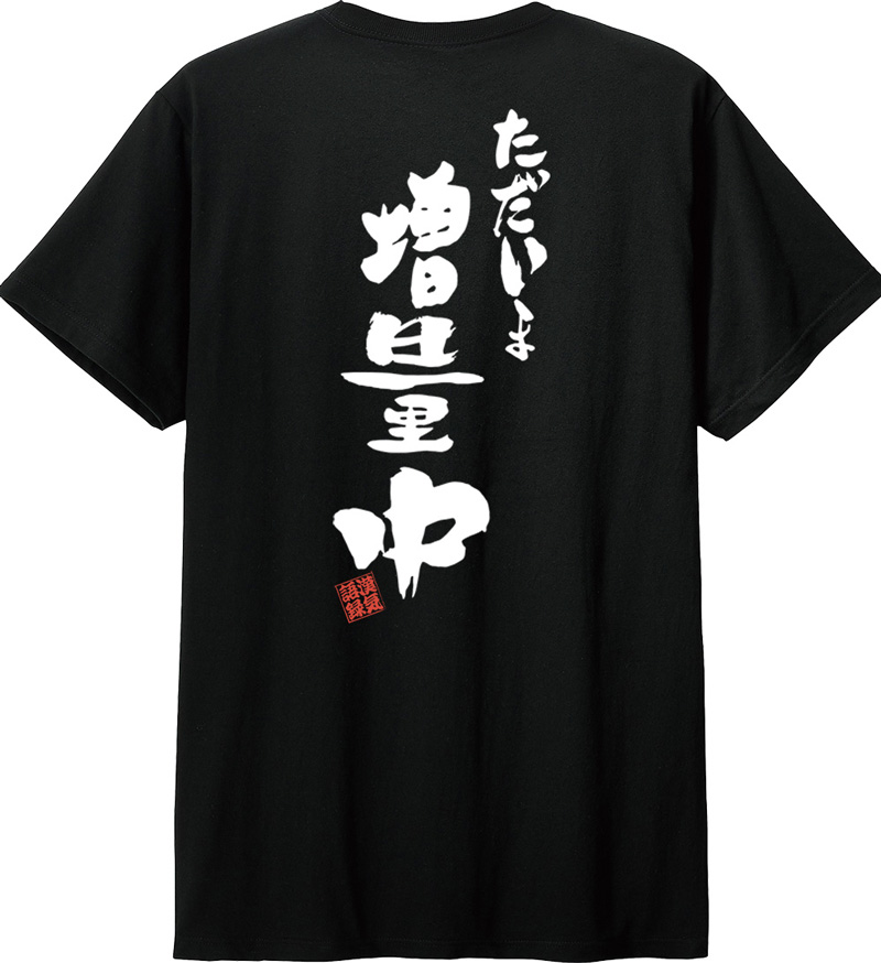 名入れ Tシャツ お名前入り キッズ メンズ レディース おもしろ ただいま増量中 オリジナル語録 漢字 誕生日 プレゼント 半袖 長袖 ロンT