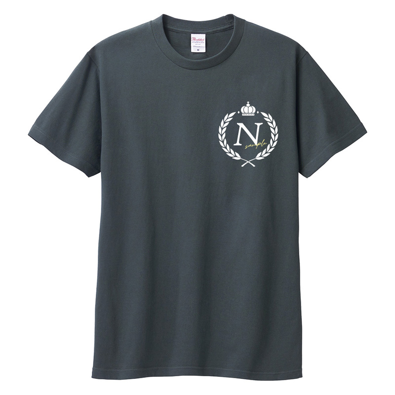 イニシャル アルファベット ネーム オリジナル 名入れ お名前 Tシャツ