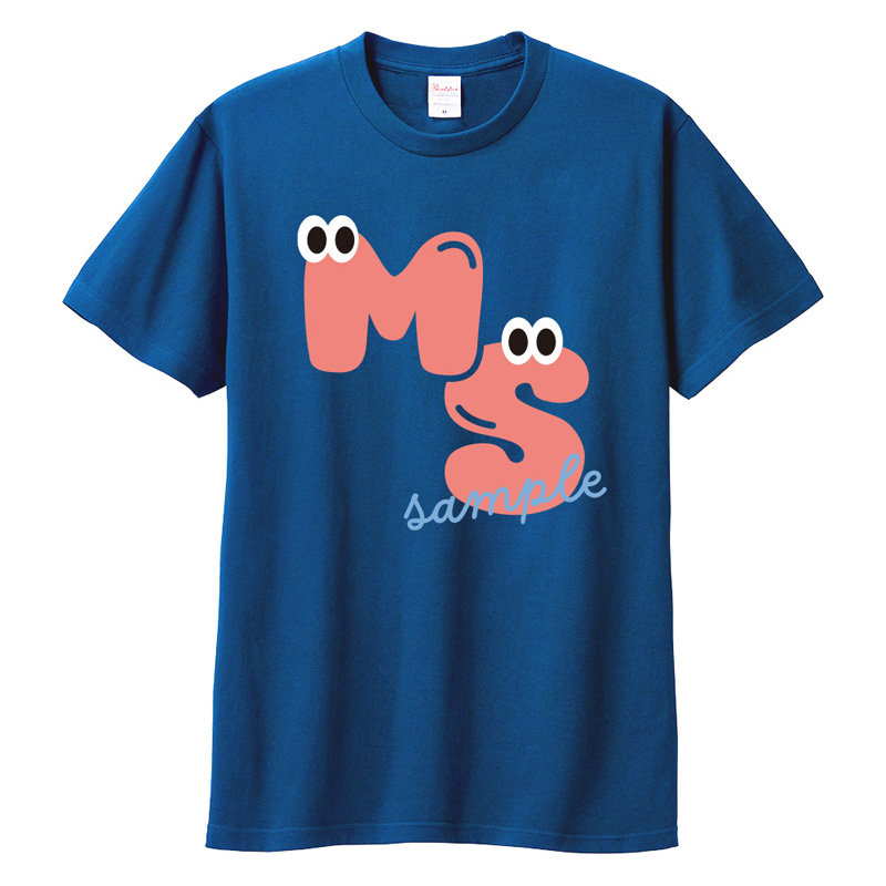 イニシャル アルファベット ネーム オリジナル 名入れ お名前 Tシャツ