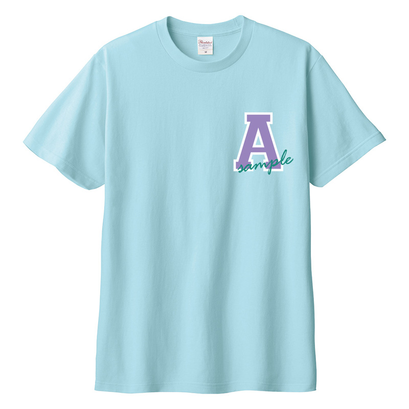 イニシャル アルファベット ネーム オリジナル 名入れ お名前 Tシャツ