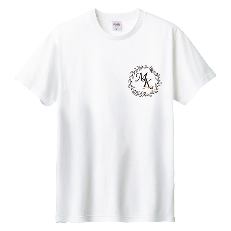イニシャル アルファベット ネーム オリジナル 名入れ お名前 Tシャツ