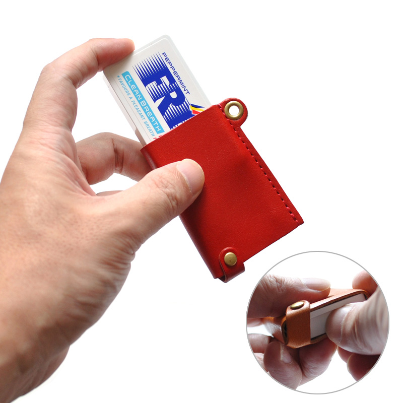 フリスクケース ミントタブレット 栃木レザー カバー 日本製 牛革