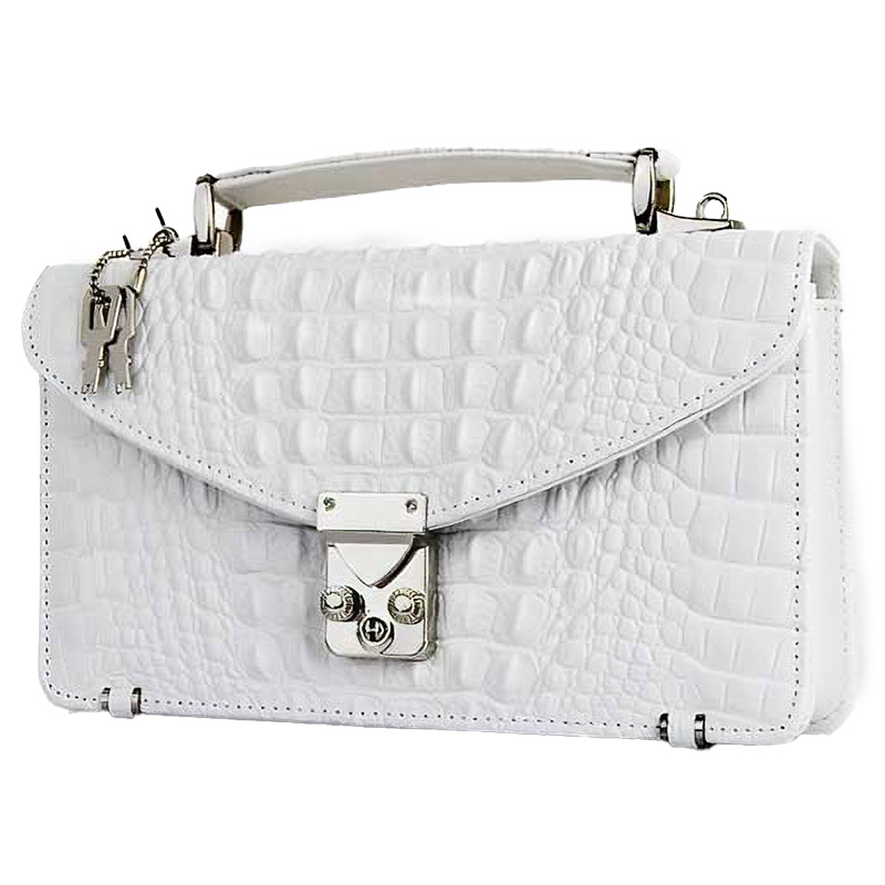 ホワイトレザー 高級ハンドバッグ レザーバッグ TOKYO tote small ドイツ・ぺリンガー社