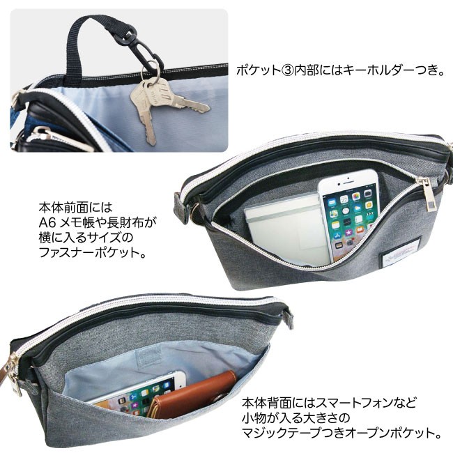 THE CANVET ショルダーバッグ 大きめ サコッシュバッグ ボンクバッグ バッグ メンズ ショルダーバッグ 大きめ サコッシュバッグ