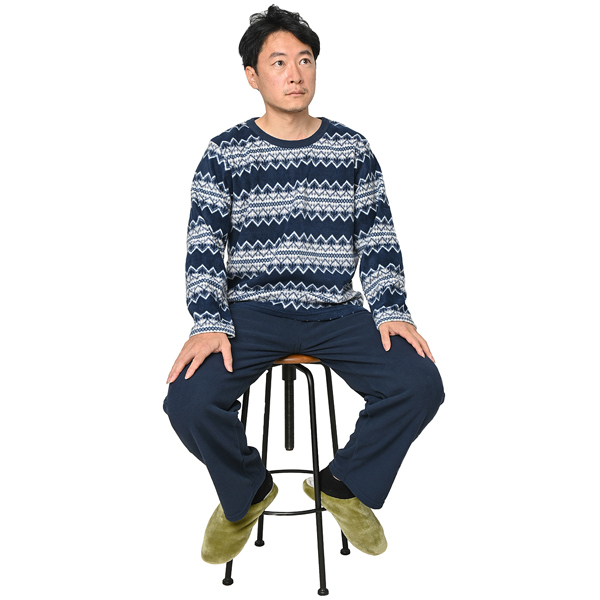 在庫限り パジャマ 部屋着 ルームウェア レディース メンズ 上下セット フリース 長袖 | ブランド登録なし | 03