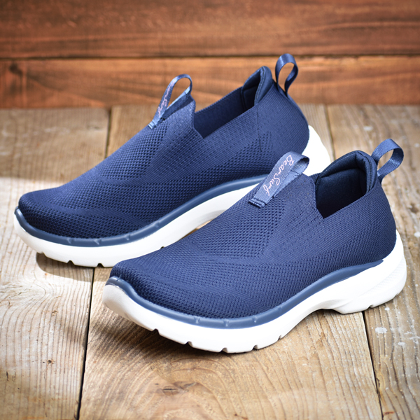 スニーカー レディース スリッポン ウォーキングシューズ ひもなし 靴  