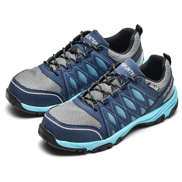 ワークシューズ メンズ 安全靴 先芯入り 作業靴 スニーカー 鉄製先芯 耐油 シティーハンター #100 JSAA A種 | ブランド登録なし | 02