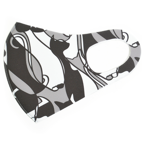 マスク おしゃれ デザイナーズマスク 洗える レディース メンズ 1枚 花柄 猫 大人用 大きめ 小さめ | ブランド登録なし | 10