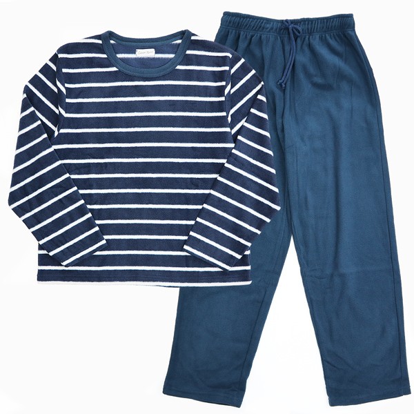 パジャマ メンズ 部屋着 ルームウェア 上下セット フリース セットアップ 長袖 | ブランド登録なし | 01