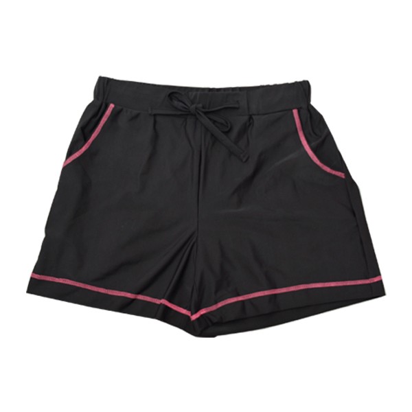 ショートパンツ ラッシュガード レディース 無地 海水浴 プール 日焼け防止 UVカット | ブランド登録なし | 01