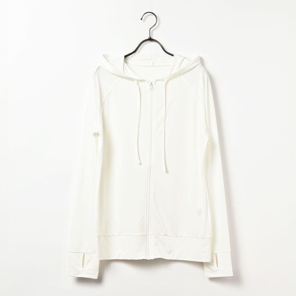 ラッシュガード レディース 長袖 パーカー 薄手 体型カバー おしゃれ 紫外線カット 日焼け防止 UVカット 海水浴 | ブランド登録なし | 01