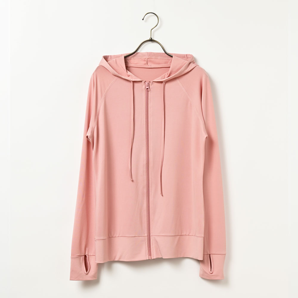 ラッシュガード レディース 長袖 パーカー 薄手 体型カバー おしゃれ 紫外線カット 日焼け防止 UVカット 海水浴 | ブランド登録なし | 02