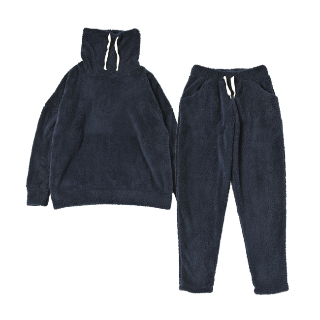 ルームウェア レディース 部屋着 着る毛布 上下セット ハイネック 女性 毛布 シープボア 暖かい 冬 おしゃれ | ブランド登録なし | 06