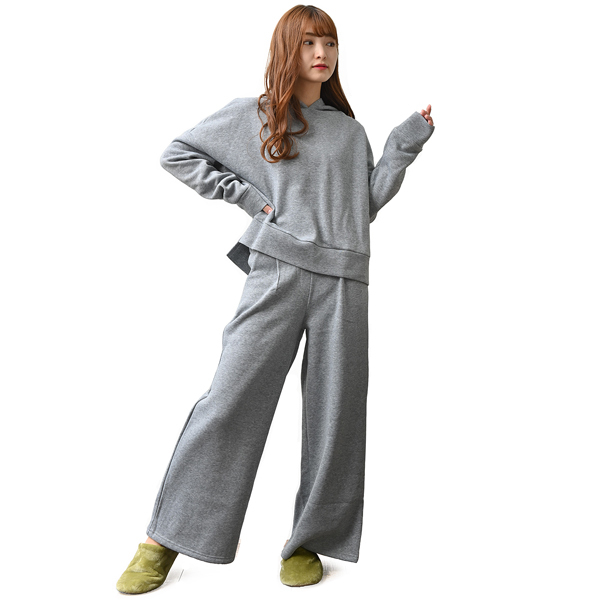 ルームウェア 部屋着 暖かい レディース パジャマ パーカー 上下セット 裏起毛 おしゃれ | ブランド登録なし | 03