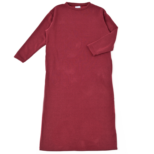 ルームウェア 部屋着 レディース 暖かい 裏起毛 パジャマ ワンピース マキシ丈 おしゃれ 防寒 | ブランド登録なし | 06