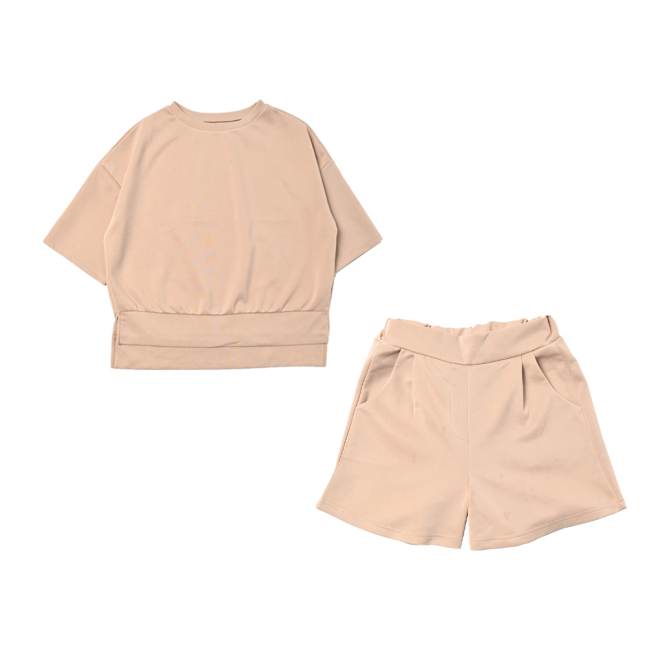 ルームウェア 部屋着 ショートパンツ セットアップ おしゃれ 可愛い 七分袖 ダンボールニット | ブランド登録なし | 05