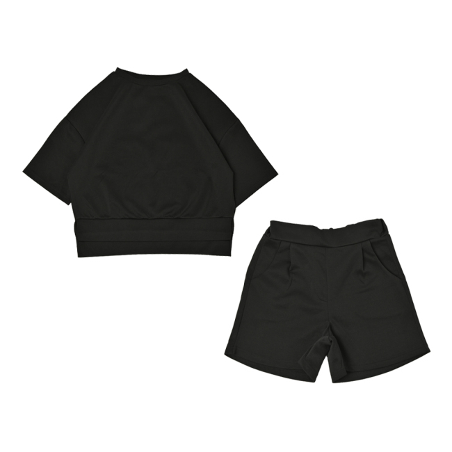 ルームウェア 部屋着 ショートパンツ セットアップ おしゃれ 可愛い 七分袖 ダンボールニット | ブランド登録なし | 01