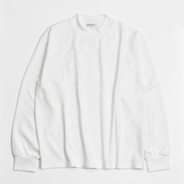 メンズ モックネック 長袖 Tシャツ ロンT きれいめ ジャケットインナー オフィスカジュアル やわらか さらっと M L LL | ブランド登録なし | 02