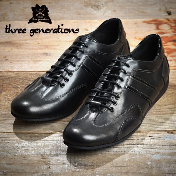 革靴 メンズ ドライビングシューズ カジュアルシューズ 本革 ビジカジシューズ スリージェネレーションズ スニーカー(10450円)