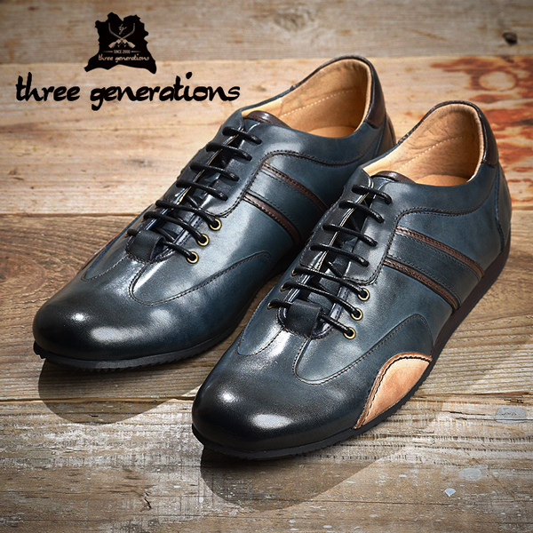 革靴 メンズ ドライビングシューズ カジュアルシューズ 本革 ビジカジシューズ スリージェネレーションズ スニーカー(10450円)