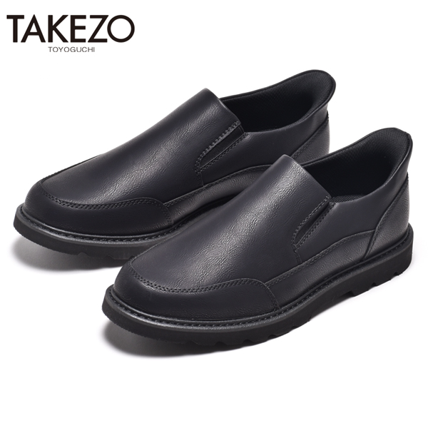 TAKEZO ウォーキングシューズ メンズ スリッポン スニーカー ハンズフリー 秒足革命 紳士靴 ビジネスシューズ 仕事 革靴 | TAKEZO | 04
