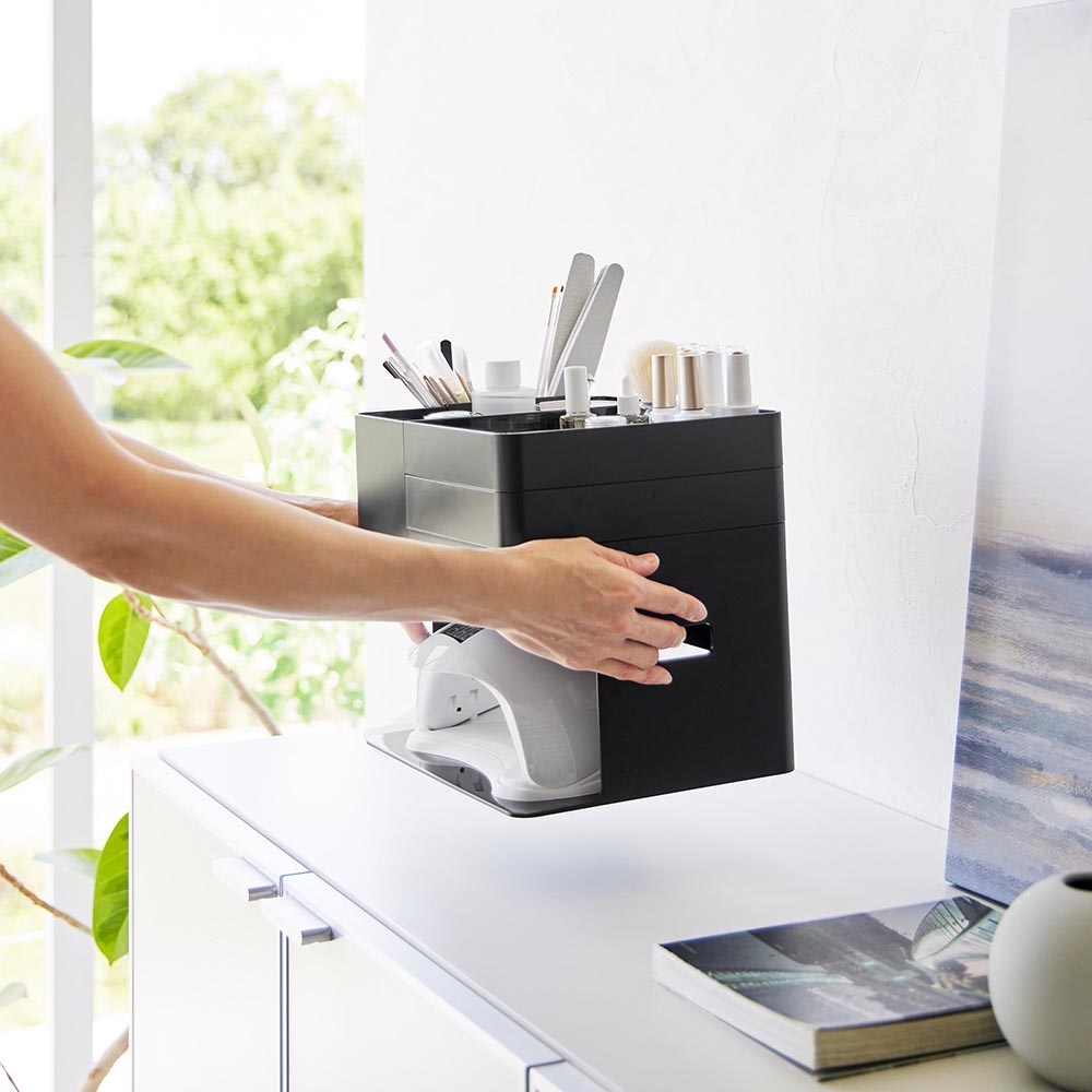 tower 山崎実業 タワー ネイルライト＆ジェルネイル用品収納ケース