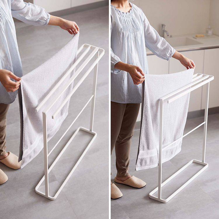 tower 山崎実業 タワー ランドリー 横から掛けられるバスタオル