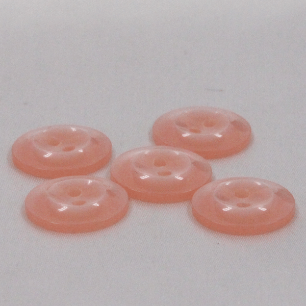 ボタン プラスチックボタン 15mm 12/桃色 ピンク 10個入 シャツ