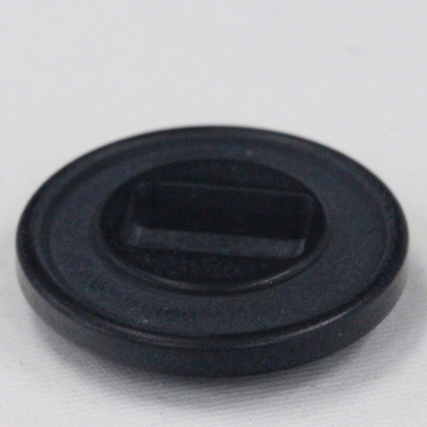 ボタン 釦 ミリタリーボタン 20mm 1個入 黒 ブラック パラシュート