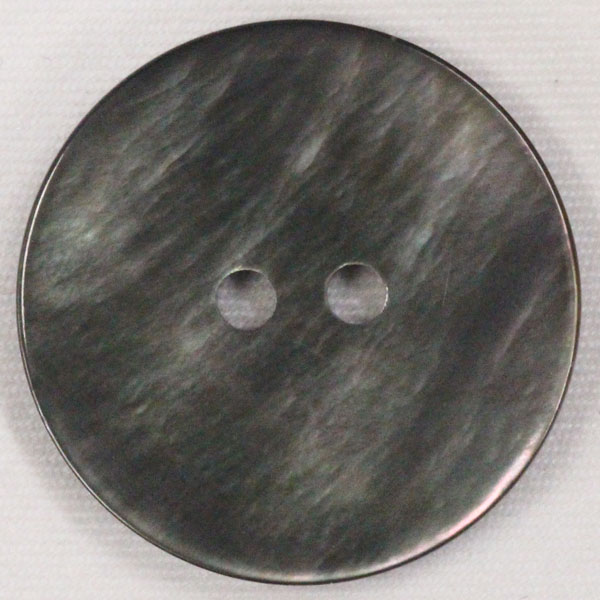 ボタン 貝ボタン 黒蝶貝 23mm 1個入 釦 天然素材 シェルボタン
