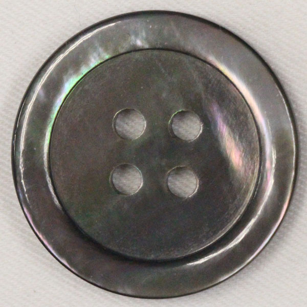 ボタン 貝ボタン 黒蝶貝 30mm 1個入 釦 天然素材 シェルボタン ジャケット コート向 手芸 通販 :SB17-30:assure アシュレ  通販 