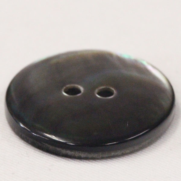 ボタン 貝ボタン 黒蝶貝 20mm 1個入 釦 天然素材 シェルボタン スーツ