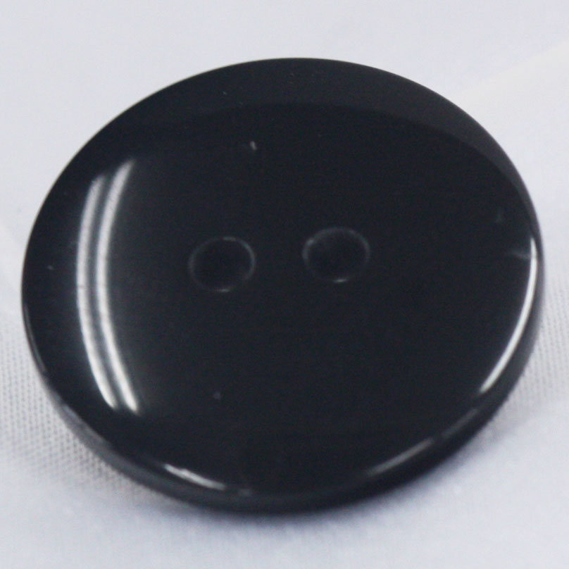 ボタン プラスチックボタン 09 黒 18mm 1個入 貝調 碁石型 2つ穴 裏ボタン 力釦 シャツ ブラウス ボタン 手芸 通販  :SE2622-09-18:assure アシュレ 通販 
