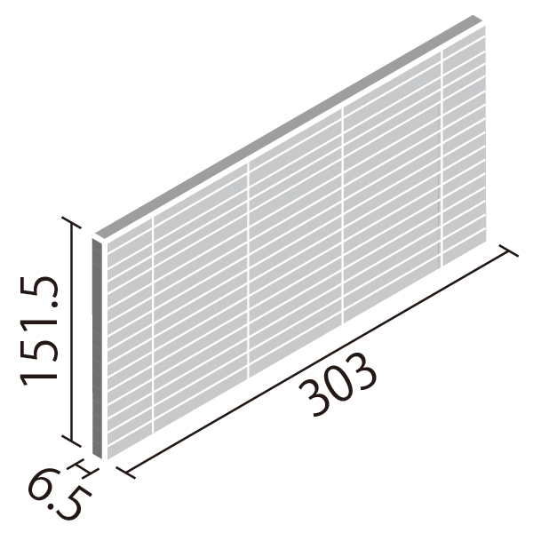 エコカラットプラス リネエ 303×151角平(レリーフD) ECP-315/LNE1D