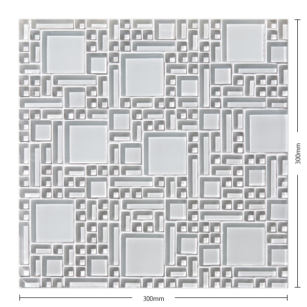 アートモザイクタイル(ケース) a キューブ A Cube 10〜50角ミックス裏