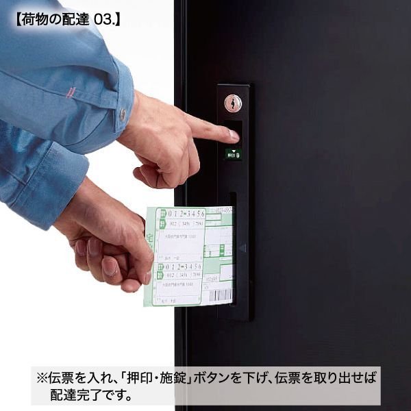 Panasonic 宅配ボックス 据え置き型 シリンダー錠 COMBO