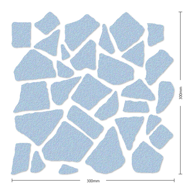 アートモザイクタイル(ケース) クラッシュタイル Crush Tile 乱形紙