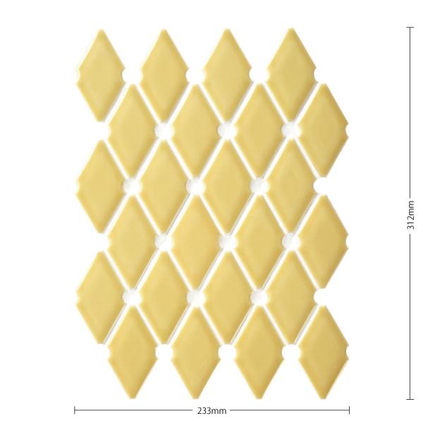 クラフトタイル(ケース) エリクサー Elixir 90×50変形菱形Yパターン裏