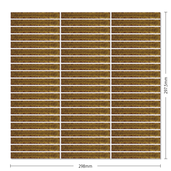 内装用壁タイル(ケース) インプル 100x15ボーダー平表紙張り 22シート