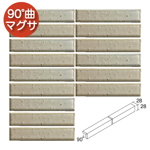 アートモザイクタイル(ケース) イリーデ Iriede 90°ボーダーマグサ紙