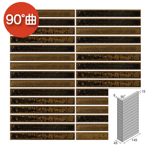 アートモザイクタイル(ケース) エリアボーダー彩 Areaborder Sai 90