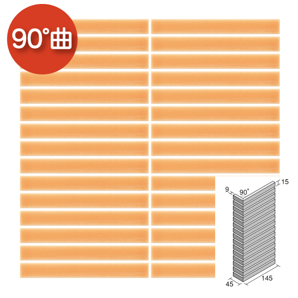 アートモザイクタイル(ケース) エリアボーダー彩 Areaborder Sai 90