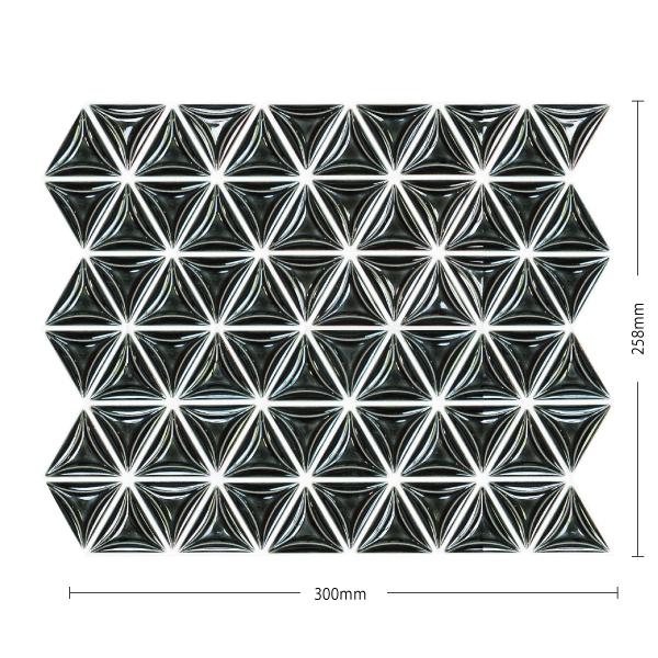 KYタイル / リノ 43x38三角形特面裏ネット張り 18シート入 LN/S KYタイル / リノ 43x38三角形特面裏ネット張り 18シート入 LN/S
