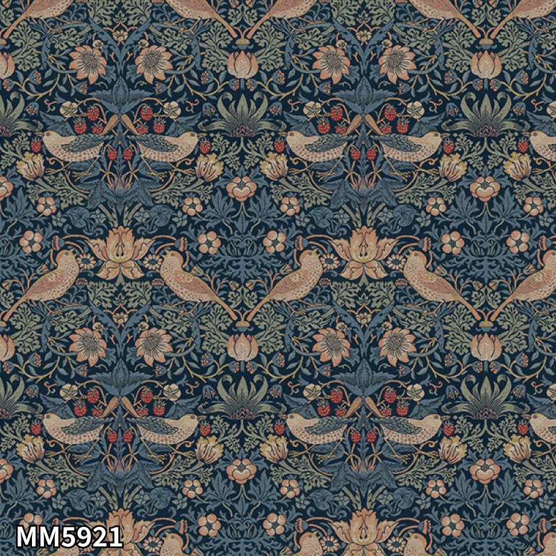 イチゴドロボウ　ウィリアムモリス　川島織物セルコン astas-shop_mm5921-5924-100-221