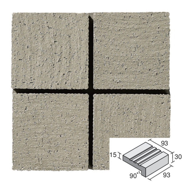 名古屋モザイク / ペーブメント Pavement 100角タレ付階段粗面(無釉) 80枚入 NGC-100KT-19 外装床タイル(ケース) :  ngc-100kt-19 : ASTAS online shop - 通販 - Yahoo!ショッピング