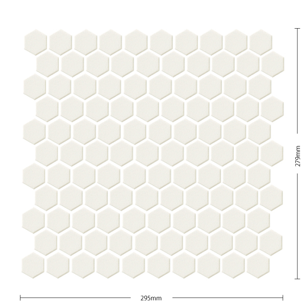 アートモザイクタイル(ケース) ソルムス Sormus 32×28六角形紙貼り
