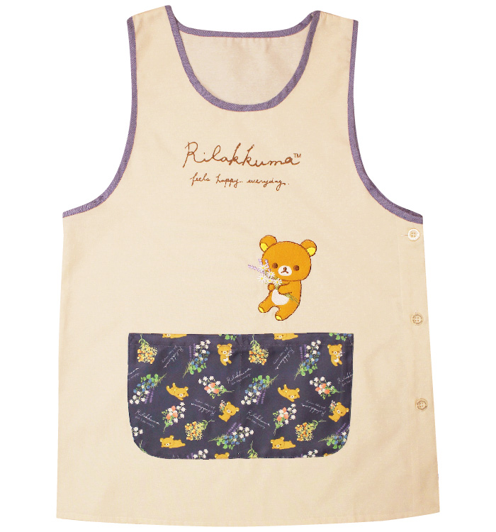 大きいサイズ エプロン 保育士 キャラクターエプロン リラックマ かぶり ベージュ 2l 3l 4l 母の日 Apron 060 Big エプロン通販あすてく 通販 Yahoo ショッピング