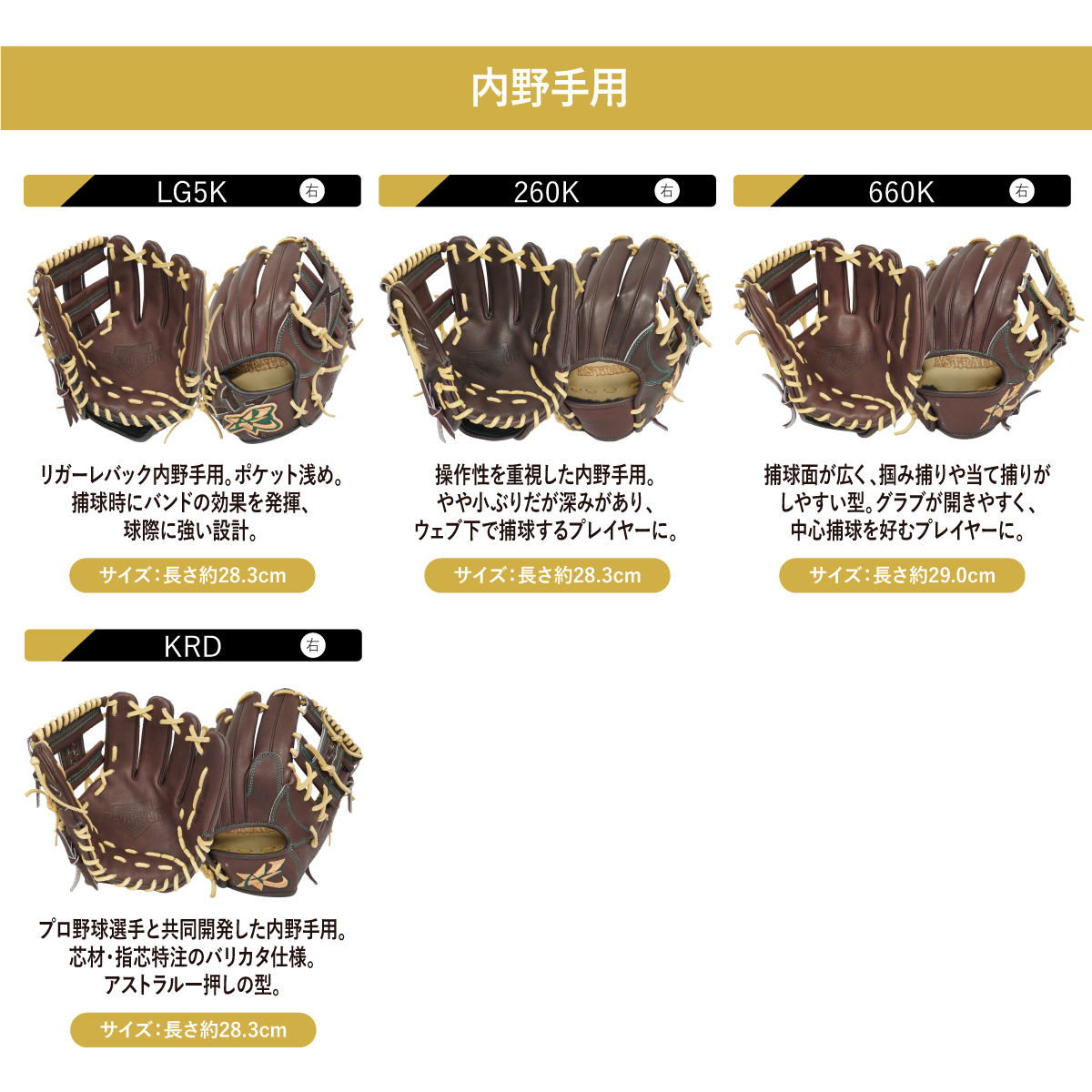ASTRAL☆K 日本製オーダーメイドグラブ : astral-k - 通販 - Yahoo